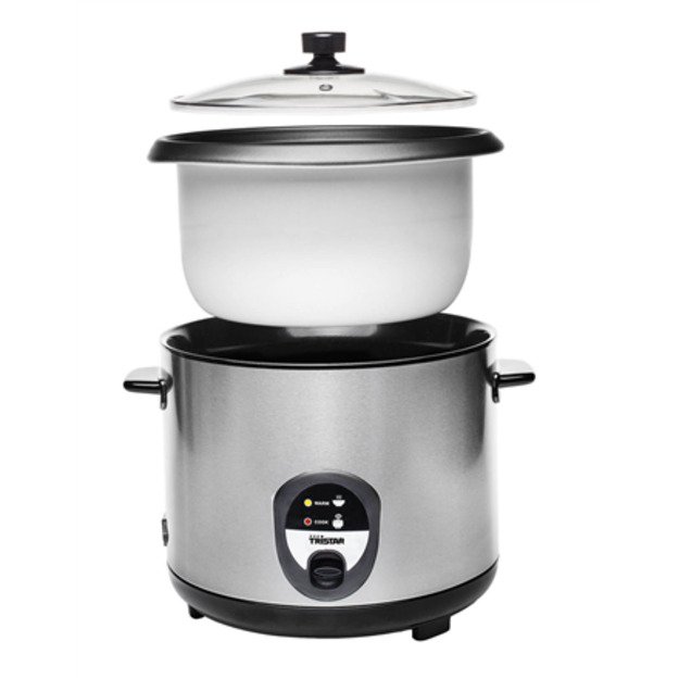 Tristar | Rice cooker | RK-6129 | 900 W | Stainless steel