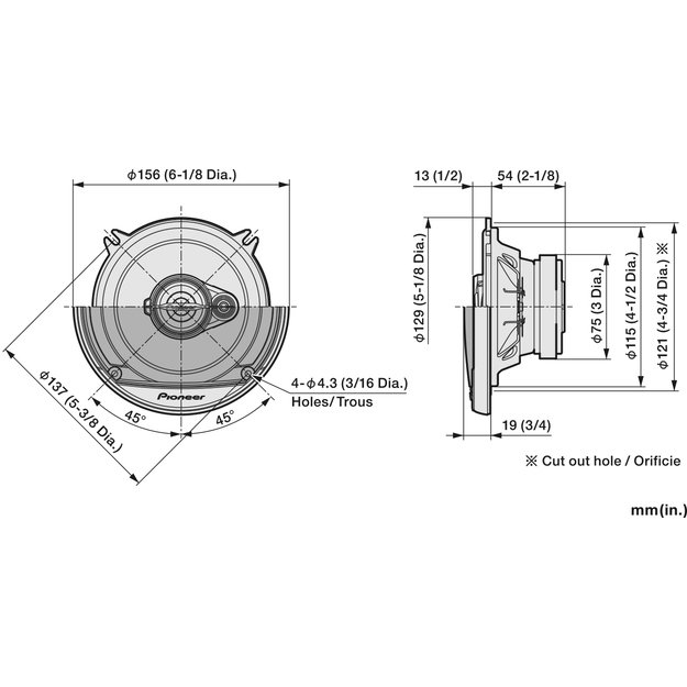 Pioneer TS-A1371F