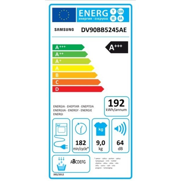 SAMSUNG DV90BB5245AES7