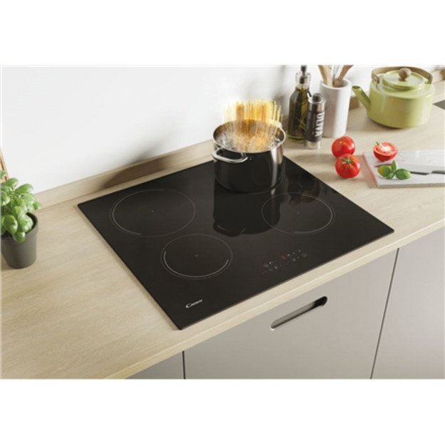 Candy | Hob | CI642CTT/E1 | Induction | Number of burners/cooking zones 4 | Touch | Timer | Black