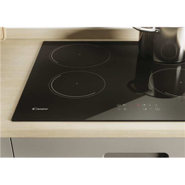 Candy | Hob | CI642CTT/E1 | Induction | Number of burners/cooking zones 4 | Touch | Timer | Black