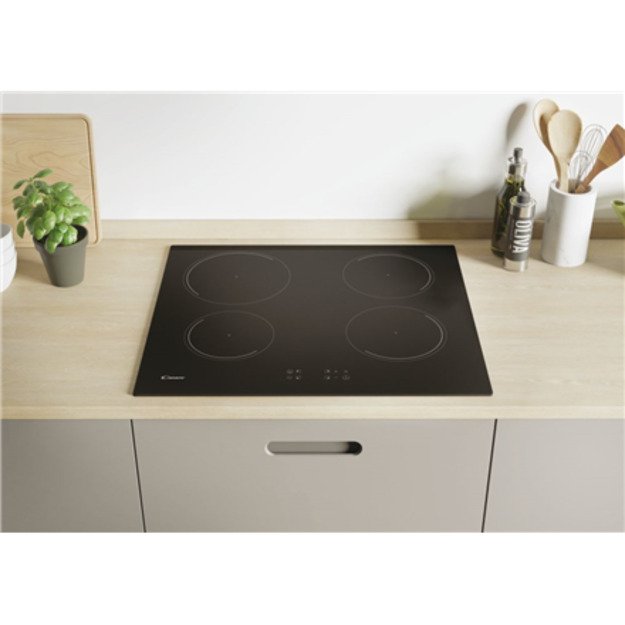 Candy | Hob | CI642CTT/E1 | Induction | Number of burners/cooking zones 4 | Touch | Timer | Black