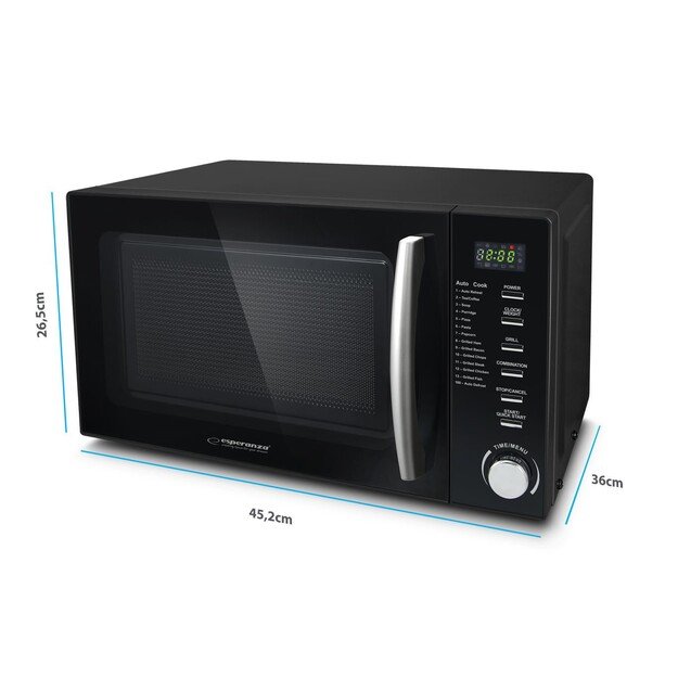 Esperanza EKO010 Microwave Oven 1200W Black