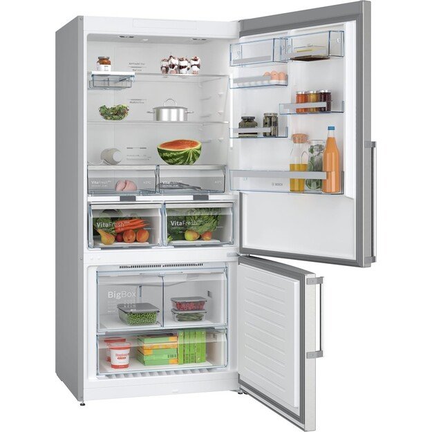 Bosch Serie 6 KGN86AIDR fridge-freezer Freestanding 631 L D Stainless steel