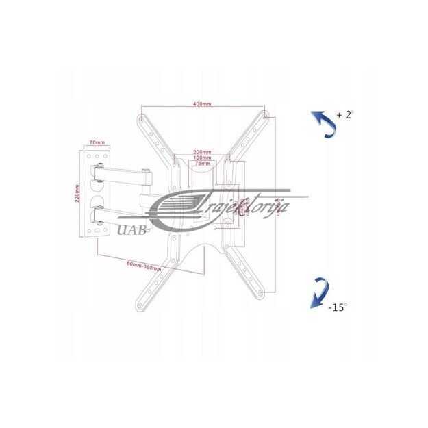 Mount ART  AR-61A (Wall, 19  - 56 , 30 kg)