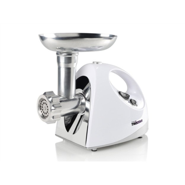 Tristar | VM-4210 Meat Grinder | White | 3 Stainless steel grinding plates