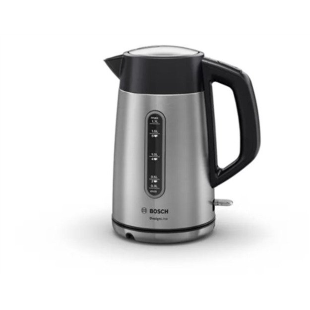 Bosch | Kettle | DesignLine TWK4P440 | Electric | 2400 W | 1.7 L | Stainless steel | 360° rotational base | Stainless steel