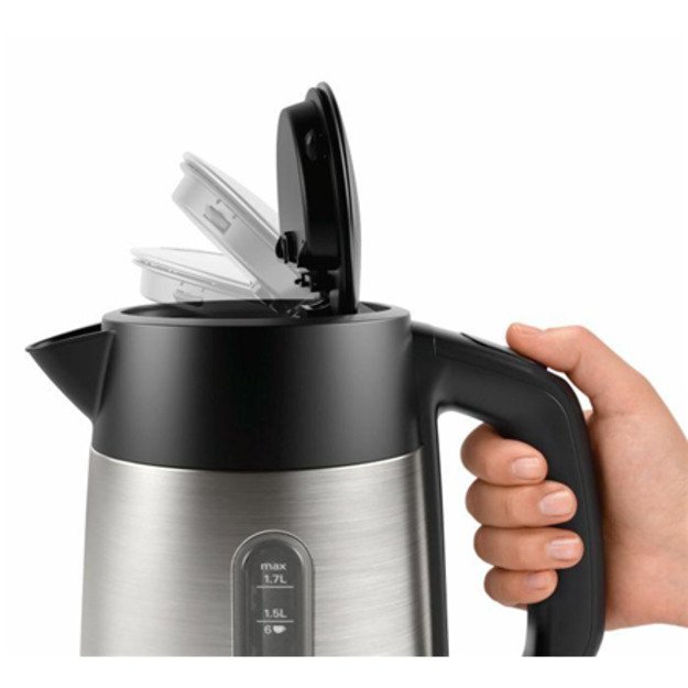 Bosch | Kettle | DesignLine TWK4P440 | Electric | 2400 W | 1.7 L | Stainless steel | 360° rotational base | Stainless steel