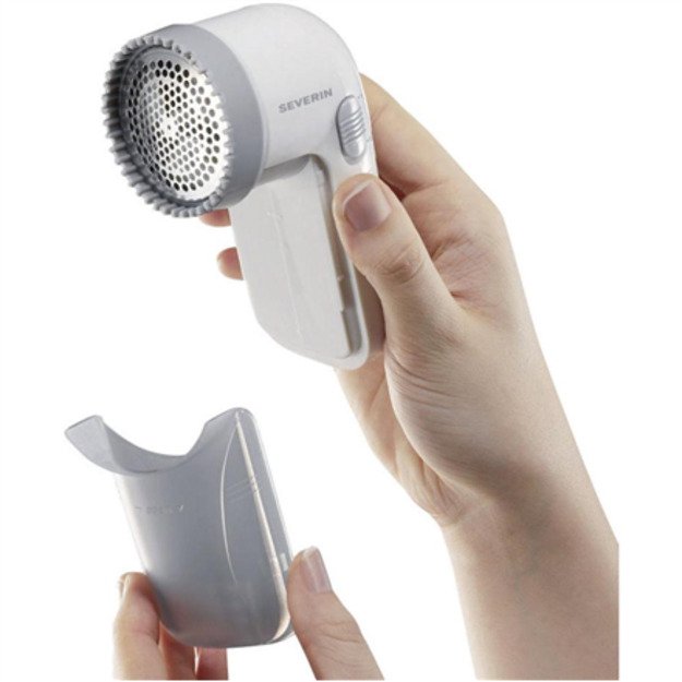 Severin Handy lint shaver CS 7976 White, Baterry powered