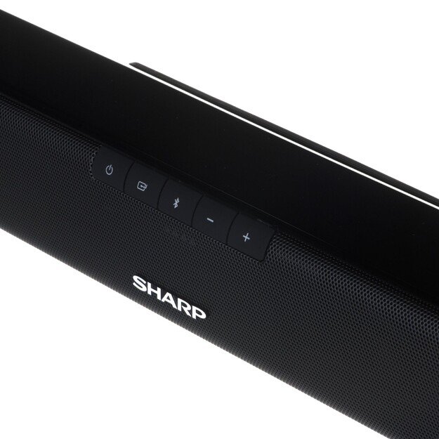 Sharp | HT-SB110 2.0 Slim Soundbar | Black | No | Bluetooth | HDMI, Optical, Bluetooth | 90 W | Wireless connection