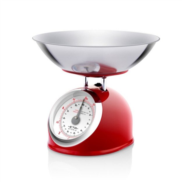 ETA | Kitchen scale | ETA577790030 Storio | Maximum weight (capacity) 5 kg | Graduation 25 g | Red