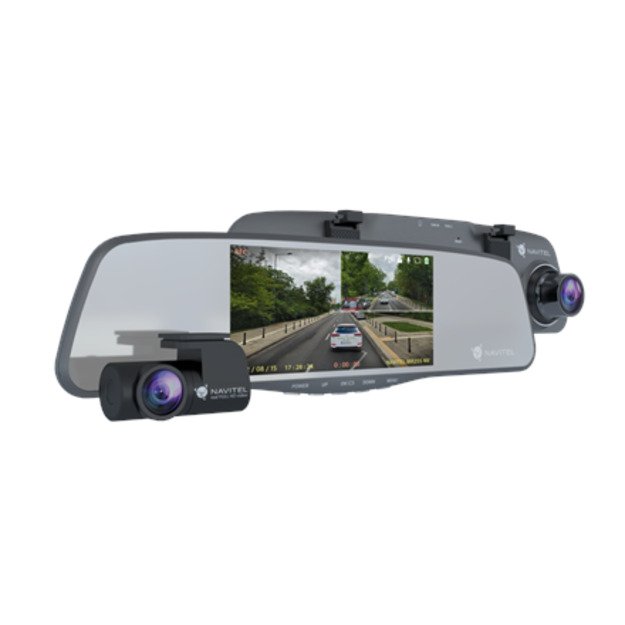 Navitel | Smart rearview mirror equipped with a DVR | MR255NV | IPS display 5   960x480 | Maps included