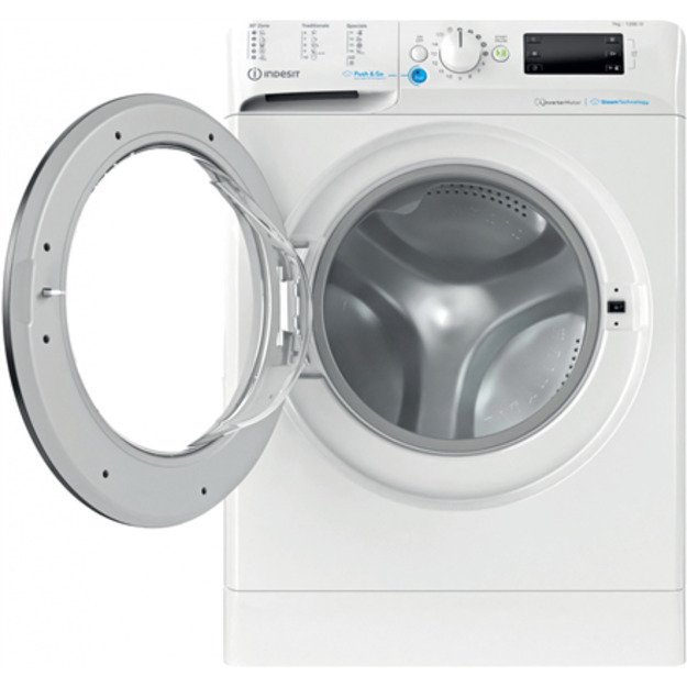 INDESIT | Washing machine | BWSE 71295X WBV EU | Energy efficiency class B | Front loading | Washing capacity 7 kg | 1200 RPM |