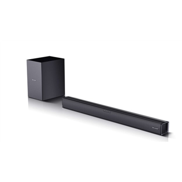 Sharp | HT-SBW182 2.1 Slim Soundbar | Black | No | AUX in | Bluetooth | HDMI