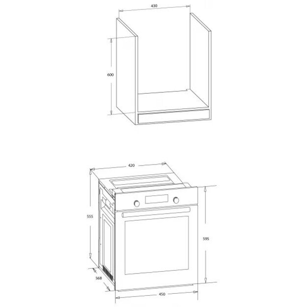 Orkaitė MPM MPM-45-BO-23C