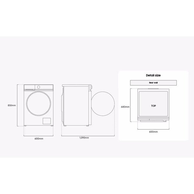 SAMSUNG WD90DB7B85GWU4