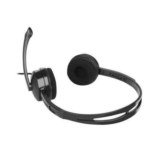 Natec | Headset | Canary Go | Wired | On-Ear | Microphone | Noise canceling | Black