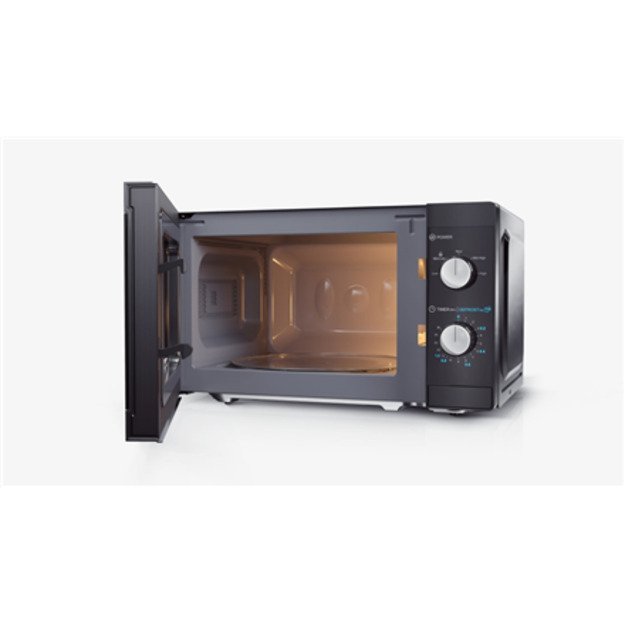 Sharp | Microwave Oven | YC-MS01E-B | Free standing | 20 L | 800 W | Black