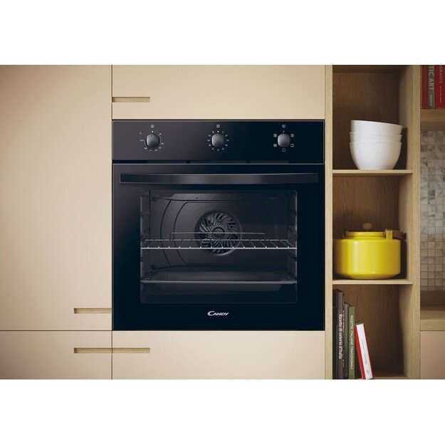 Candy Oven | FIDC N502 | 65 L | Electric | Manual | Mechanical | Convection | Height 59.5 cm | Width 59.5 cm | Black