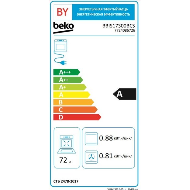 BEKO BBIS17300BCS