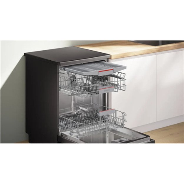 Dishwasher | SMS4EMC06E | Free standing | Width 60 cm | Number of place settings 14 | Number of programs 6 | Energy efficiency c