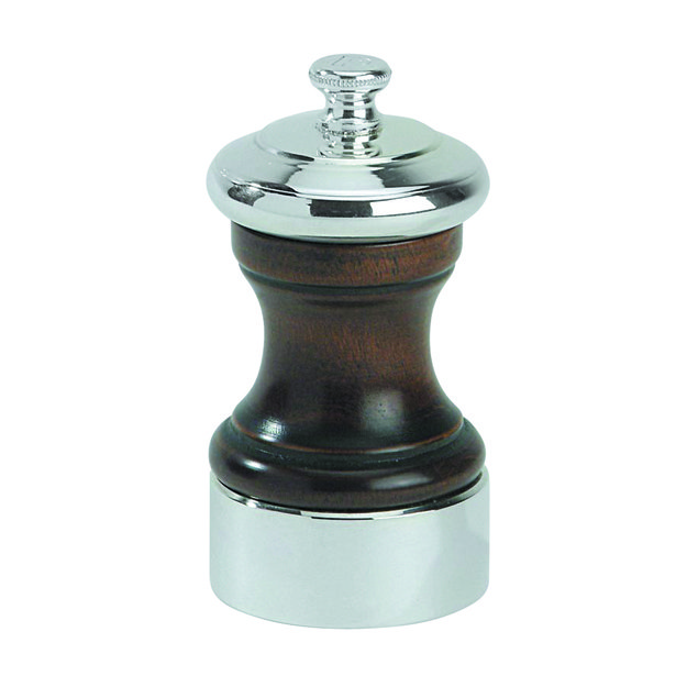 Pepper mill Palace  brass, silver, beech