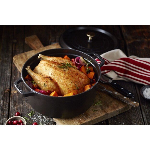 ZWILLING STAUB LA COCOTTE Black Round 5.25 L