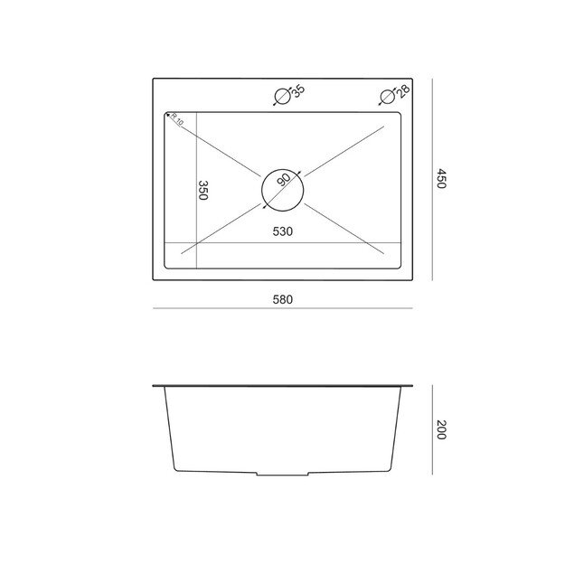 Virtuvės plautuvė su sifonu, 1 dubuo b/o + Qmat + įdėklas + dozatorius + medinė lenta + mai&scaron;ytuvas s 1