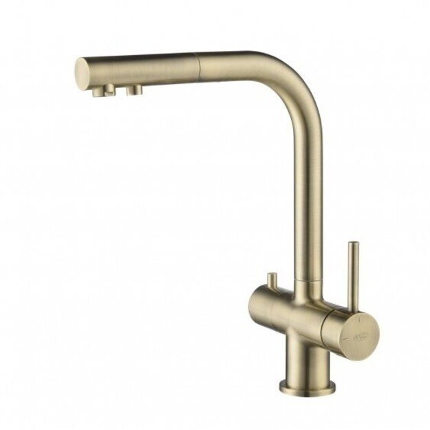 Virtuvinis mai&scaron;ytuvas su i&scaron;traukiama žarna ir jungtimi filtrui Blue Water APALA, 5901730616255 bronz