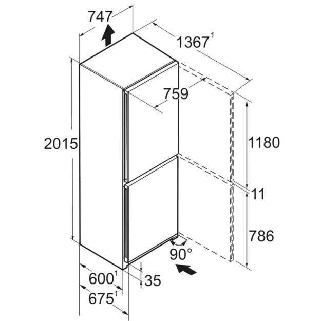 &Scaron;aldytuvas LIEBHERR CBNbsc 778i