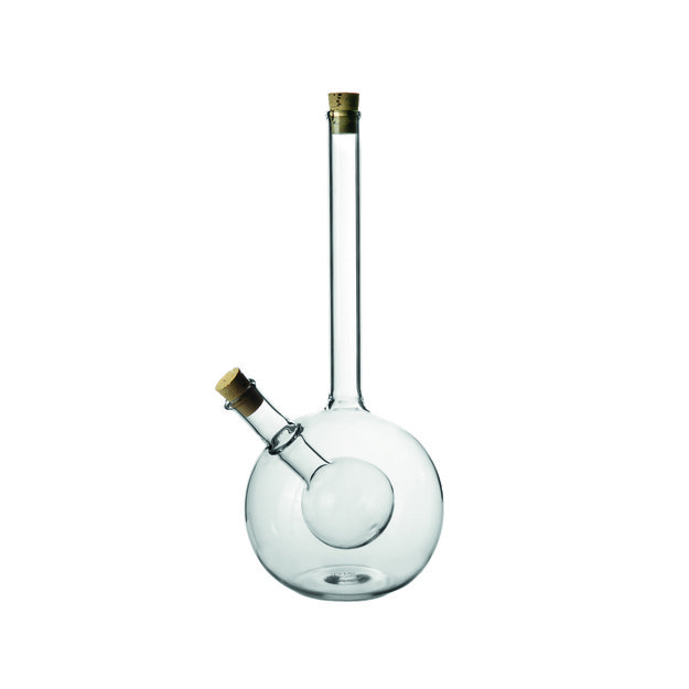 Bottle for olive oil and acid  glass