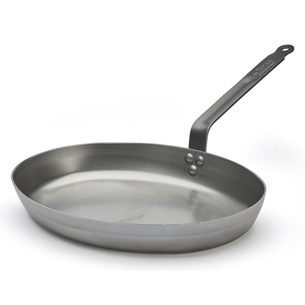 DE BUYER CARBONE PLUS ovali keptuvė