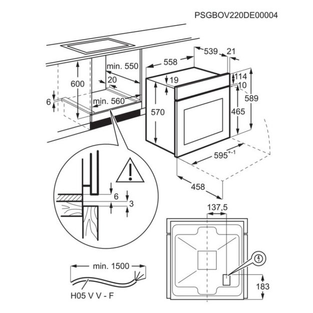 ELECTROLUX KOFDP46BK
