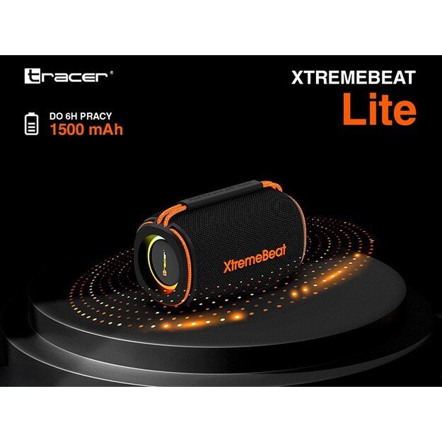 Tracer XtremeBeat Lite TWS Portable Bluetooth Speaker Black 10 W 16