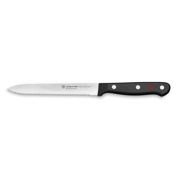 Serrated knife, 14 cm, Gourmet