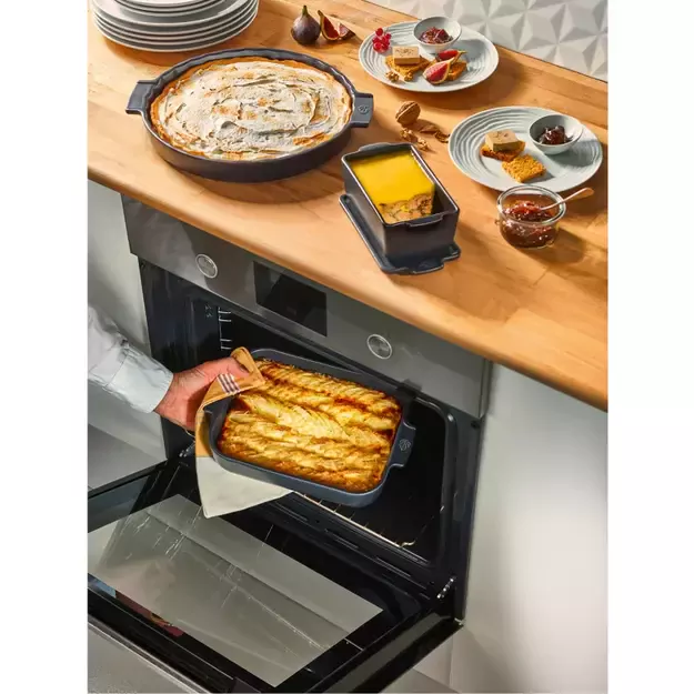 PEUGEOT APPOLIA stačiakampis indas 25 cm grafito spalvos 1