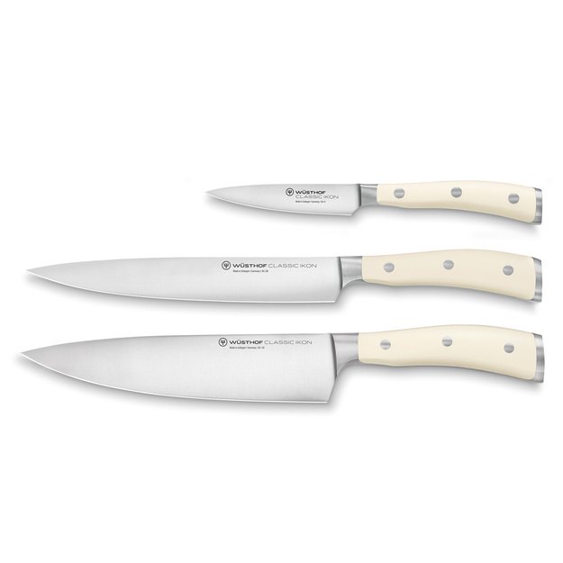 Set of 3 kives, Classic Ikon Creme