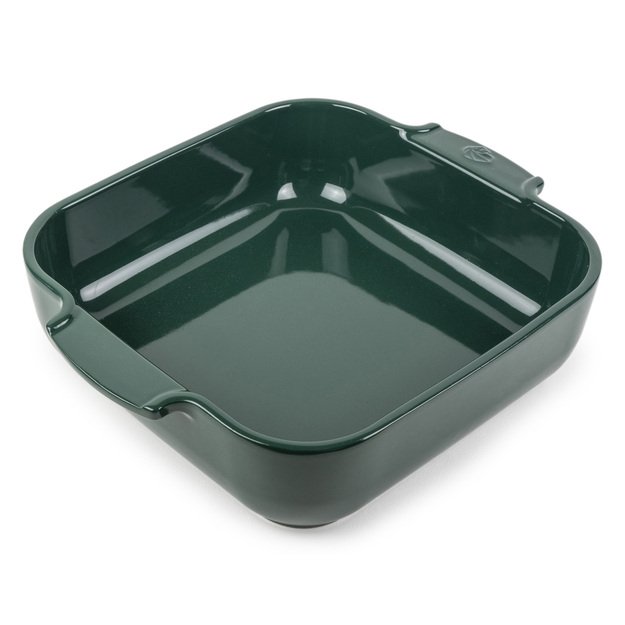 PEUGEOT APPOLIA kvadratinis indas 28 cm žalias