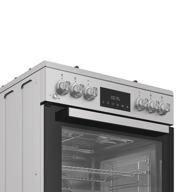 Dujinė viryklė su elektrine orkaite Whirlpool W6G8LCSWX