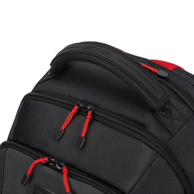 DICOTA D32119-RPET backpack Casual backpack Black, Red Polyester, Recycled polyethylene terephthalate (rPET) 5