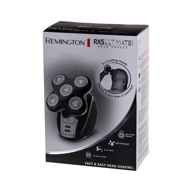 Remington | Shaver | XR1500 | Operating time (max) 50 min | Black/Silver 4