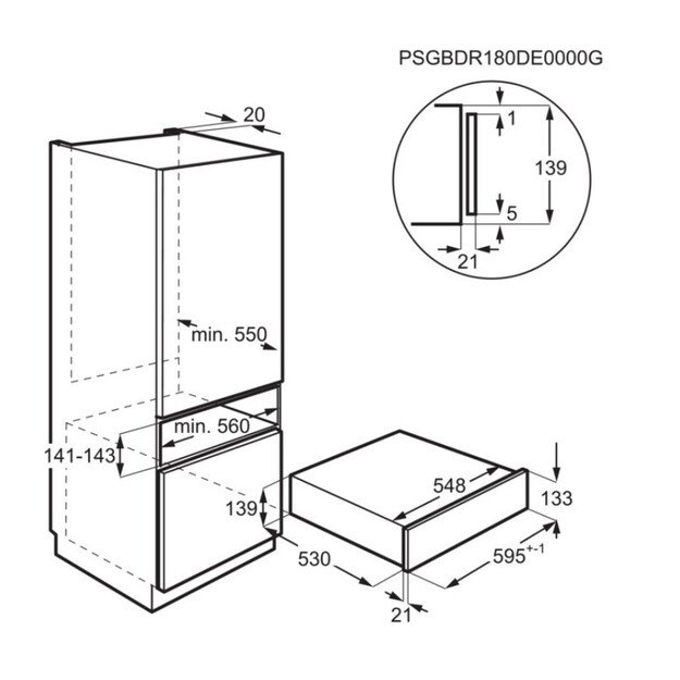 Pa&scaron;ildymo stalčius ELECTROLUX LBD4Z