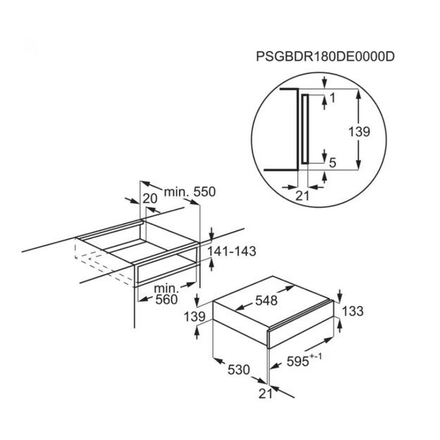 Pa&scaron;ildymo stalčius ELECTROLUX LBD4Z