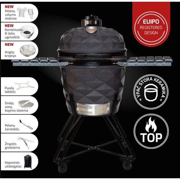Kepsninė KAMADOCLUB PRO 2 PREMIUM+, pilka