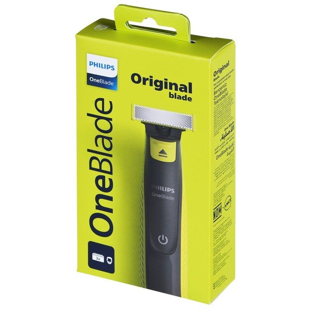 Philips Shaver | QP2724/10 OneBlade | Operating time (max) 45 min | Wet & Dry | NiMH | Black/Lime 11