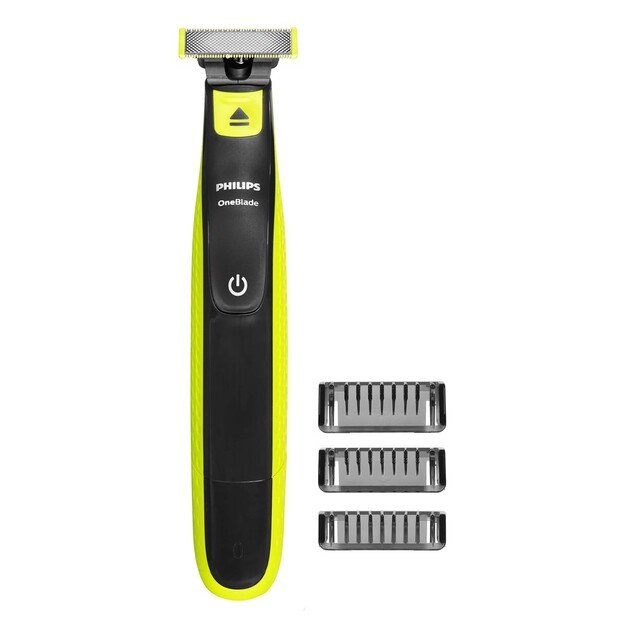 Philips Shaver | QP2724/10 OneBlade | Operating time (max) 45 min | Wet & Dry | NiMH | Black/Lime 19