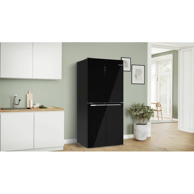 Bosch Serie 4 KMC85LBEA side-by-side refrigerator Freestanding 547 L E Black 3