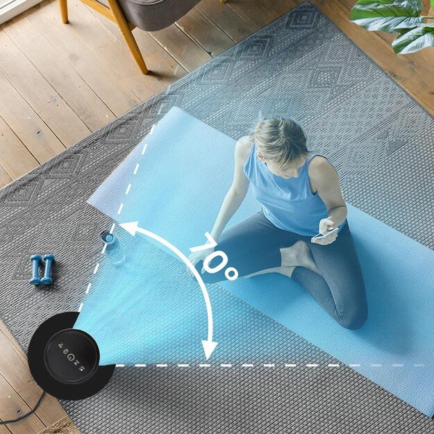 Lovio LVTF101N24C Tower Fan AirWave Black 4