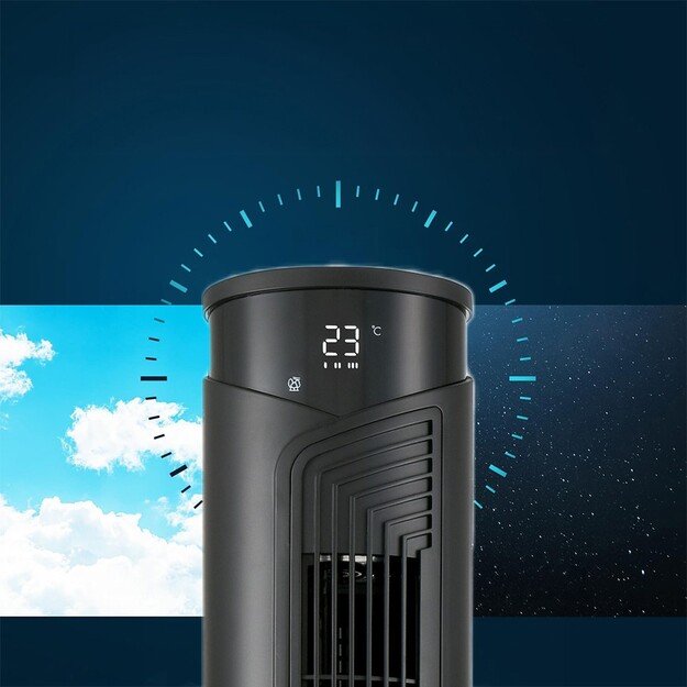 Lovio LVTF101N24C Tower Fan AirWave Black 2