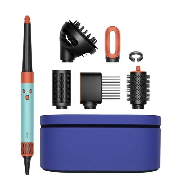 Daugiafunkcinis plaukų formavimo prietaisas ir džiovintuvas DYSON HS08 Curly+Coily, Patina/Topaz